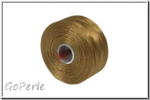 S-Lon, Size D, Beading Thread, F�delgarn, gold, 1 Spule